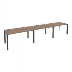 Рабочая станция на П-образном м/к ОНИКС О.МП-РС-3.3.8 Дуб Аризона/Антрацит / ONIX O.MP-RS-3.3.8