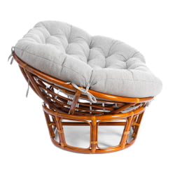 Диван MAMASAN/МАМАСАН 23/02 W /с подушкой/ 169х102х80 см, Cognac (коньяк), матрац 182х119 см, ткань серо-бежевая 3М 16/2