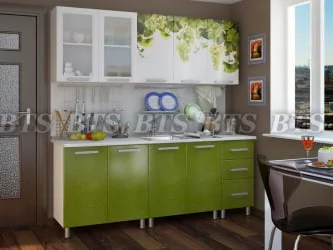 Маленькая кухня 2,0 м Люкс Лоза