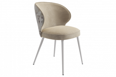 Стул Остин (пломбир (велюр)/белый)