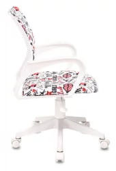 Кресло детское Бюрократ KD-W4/REDLIPS