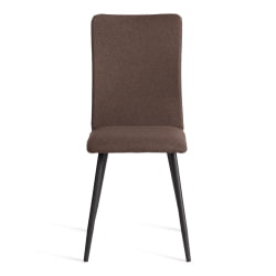 Мягкий стул La Rousse NEW, ткань рогожка, коричневый/черный, 3М7-147, 45x55x93 см