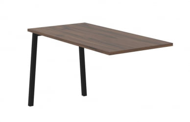 Брифинг-приставка ЕДИС ЕЛБ 1367 Дуб Денвер темный Черный / EDIS ELB