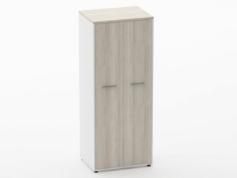 Шкаф для одежды 4 широкий, глубокий Дека 10.19.303 Дуб Сантана светлый/Белый / Deka