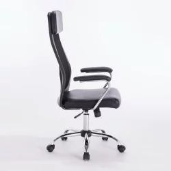 Кресло офисное BRABIX Flight EX-540 экокожа Черный