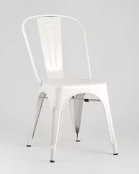Стул TOLIX с высокой спинкой Белый матовый