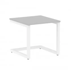 Журнальный стол ХОМЕ ОФФИCЕ ВР.СП-2-58.Г Серый/Белый металл / HOME OFFICE VR.SP-2-58.G