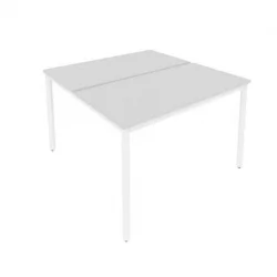 Рабочая станция на металлокаркасе СЛИМ СЙСТЕМ С.СП-4.2 Серый-Белый / SLIM SYSTEM