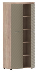 Шкаф с глухими дверьми и топом Torr LUX TLHC 85.1 Дуб Каньон Капучино