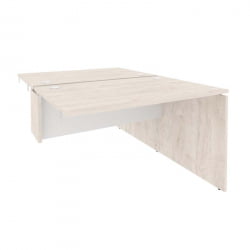 Стол-приставка двойной к опорным элементам ОНИКС О.Д.СПР-2.8 Денвер Светлый/Белый / ONIX O.D.SPR-2.8