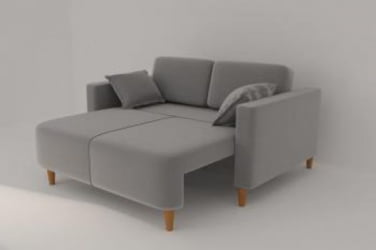 Диван прямой Ультра (Berhouse) Цвет фасада: Левис 02 велюр; Тип: Прямой; Материал фасада: Металл/Велюр