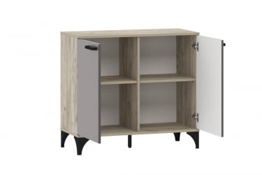 Тумба Марсель НМ 013.78 Софт Графит Дуб Крафт серый