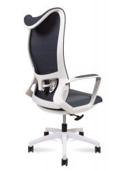Кресло офисное WAVE AM3-H(WHITE) Серый
