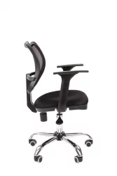 Офисное кресло для оператора CХАИРМАН 450 Хроме Нев Черный / CHAIRMAN Chrome New