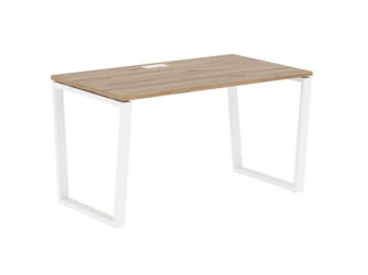 Стол письменный ЕДИС ЕВСТ 1380 Дуб Денвер светлый Белый / EDIS EVST