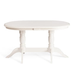 Раздвижной стол COPPOLA бук, мдф, 140+40x80x77см, Ivory white