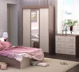 Шкаф в прихожую Басса ШКК 551 Ясень шимо/дуб сонома