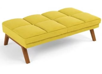 Банкетка Даллас 2Л Желтая экокожа/ткань 4 категория / 2L