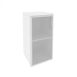Шкаф низкий узкий левый ОНИКС О.СУ-3.2Р(Л) Белый Бриллиант / ONIX O.SU-3.2R(L)