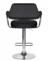 Стул барный ДОБРИН CХАРЛЙ Черный велюр МДЖ9-101 / DOBRIN CHARLY MJ9-101