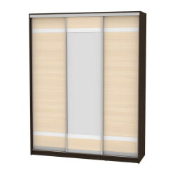 Шкаф-купе B-220х180х60-2(Венге-ДМ-D9D10D9)