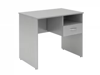 Стол письменный (S-900) R с правой подвесной тумбой Белый