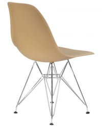 Стул обеденный ДОБРИН ДСР (ножки хром, цвет бежевый (ГР-03)) 4 шт / DOBRIN DSR (GR-03))