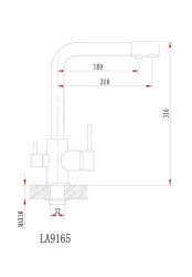 Смеситель GRANULA 2015 Шварц