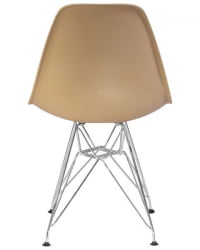 Стул обеденный ДОБРИН ДСР (ножки хром, цвет бежевый (ГР-03)) 4 шт / DOBRIN DSR (GR-03))