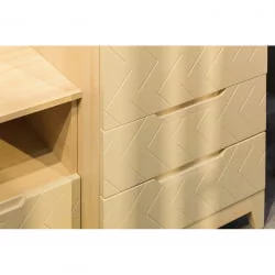 Зеркало Сканди (Зер) Жемчужно-белый