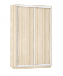 Шкаф-купе двухдверный Экспресс Дуо Элемент 1200х2400х Ясень шимо светлый / 1200х2400h