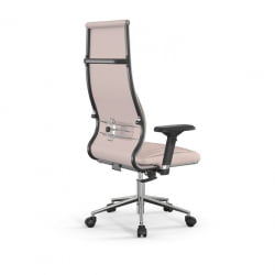 Кресло руководителя Мetta L 1m 46/4D Infinity Easy Clean (MPES) Комплект 8 Молочное