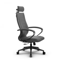 Кресло офисное МЕТТА Комплект 34, Основание 17832 Комплект 4 Серое