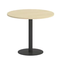 Стол журнальный круглый ХОМЕ ОФФИCЕ ВР.СП-5-90.1 Клен/Антрацит металл / HOME OFFICE VR.SP-5-90.1