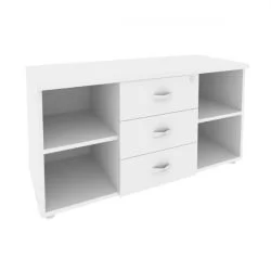 Тумба сервисная с ящиками ОНИКС О.ТС-11 Белый Бриллиант / ONIX O.TS-11