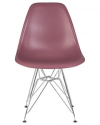 Стул обеденный ДОБРИН ДСР (ножки хром, цвет пыльная роза (НКС-П-11)) 4 шт / DOBRIN DSR (NX-P-11))