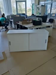 Тумба-купе для рабочего модуля Deka 9.02.145 Белый