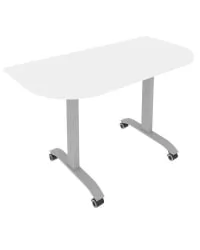 Стол радиусный складной мобильный МОБИЛЕ СЙСТЕМ СМ-4.1 Белый / MOBILE SYSTEM