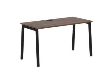 Стол письменный ЕДИС ЕЛСТ 1367 Дуб Денвер темный Черный / EDIS ELST