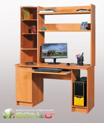 Письменный стол с надстройкой УП-3К Ольха русская