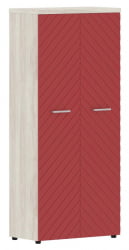 Шкаф с глухими дверьми и топом Torr LUX TLHC 85.1 Сосна Эдмонд Красный