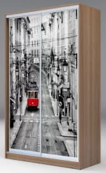 Шкаф-купе Хит-23-12-77 Лондон Ясень шимо темный