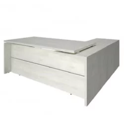 Стол руководителя YALTA LT-C 22 L Снежная Платина