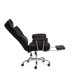 Кресло Комфй CР кож/зам, черный / Comfy CR