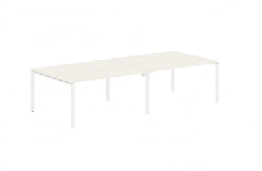 Бенч-система 4-местная EDIS EUWST 3113 Ясень Траун Белый