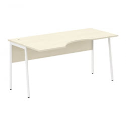 Стол эргономичный левый ИМАГО Плус СА-1П(Л) Клен Белый / IMAGO Plus СА-1P(Л)