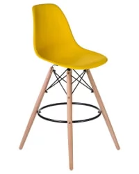 Стул барный ДОБРИН ДСВ БАР Желтый Й-01 / DOBRIN DSW BAR Y-01