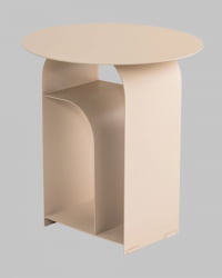 Журнальный столик Арвел металл бежевый / Arwel