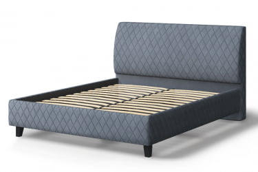 Кровать Хилтон, 2000 кс 1400 мм, серый / x