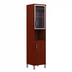 Стеллаж стекло в раме В431.9 Л Бургунди / L